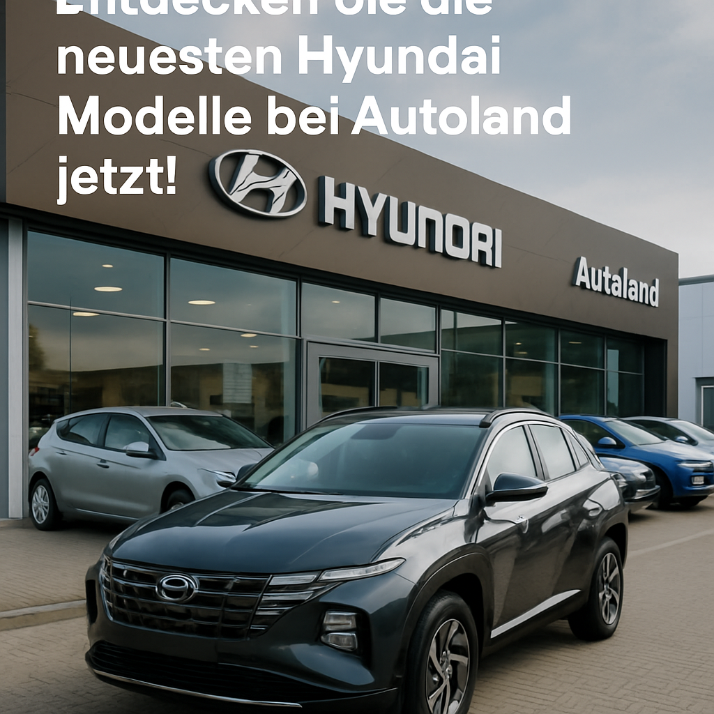 Entdecken Sie die neuesten Hyundai Modelle bei Autoland jetzt! Entdecken Sie die neuesten Hyundai Modelle bei Autoland jetzt!