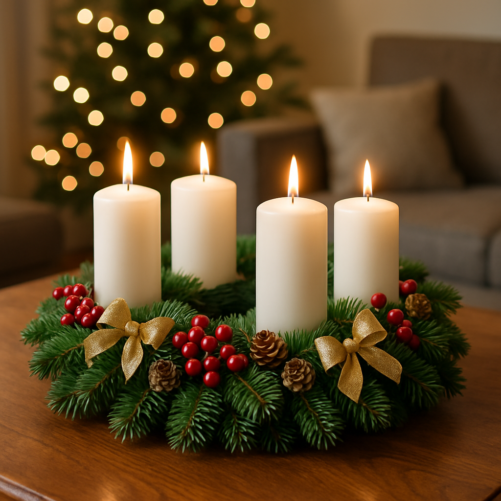 Adventskranz von Tannenversand: Festliche Stimmung für Ihr Zuhause